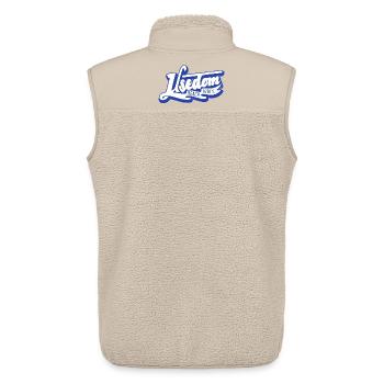 Island of Usedom Shirt - Unisex Sherpa Gilet by Stanley/Stella - beige - Back - AI Model Male 178 light (178cm)