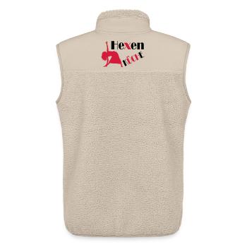 kochen - Unisex Sherpaweste von Stanley/Stella - Beige - Hinten - AI Model Male 178 light (178cm)