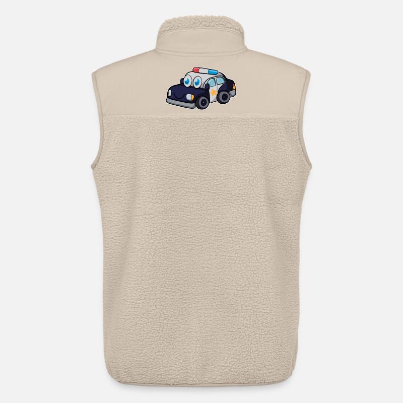 Polizeiauto - Unisex Sherpaweste von Stanley/Stella - Beige