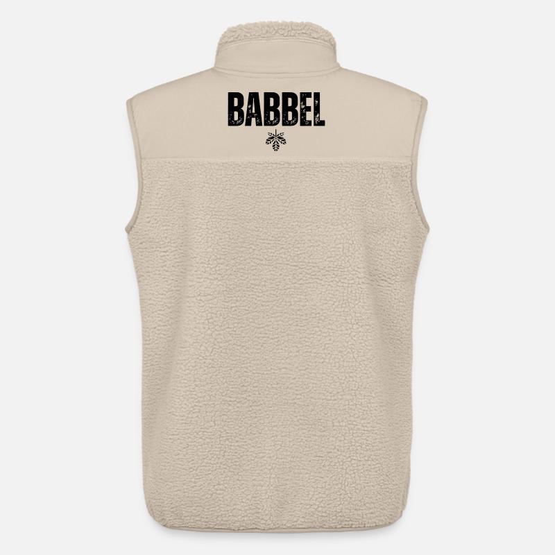 Babbel - Unisex Sherpaweste von Stanley/Stella - Beige