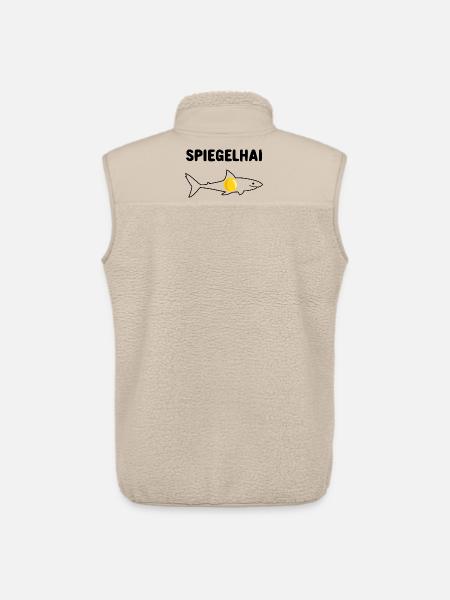 Spiegelhai Hai Spiegelei Wortwitz - Unisex Sherpaweste von Stanley/Stella - Beige
