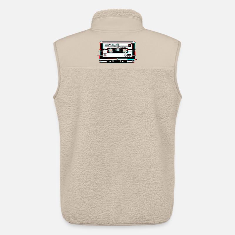 kassette glitch - Unisex Sherpaweste von Stanley/Stella - Beige