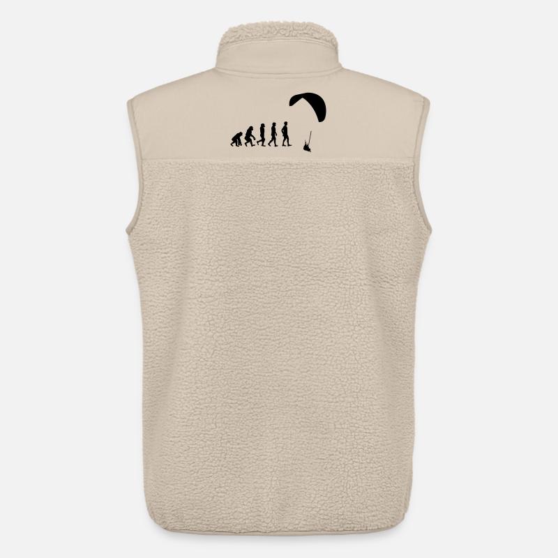 Evolution glider - Unisex Sherpa Gilet by Stanley/Stella - beige