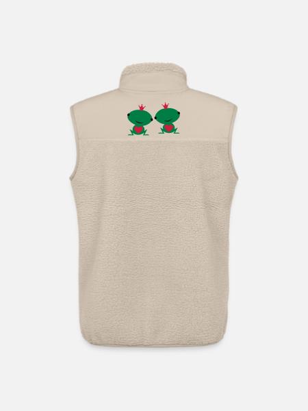 two are in love - Unisex Sherpa Gilet by Stanley/Stella - beige