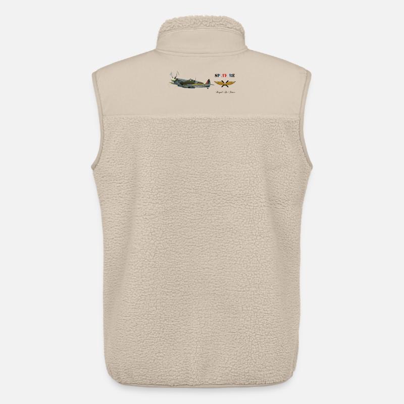 Spitfire - Unisex Sherpaweste von Stanley/Stella - Beige