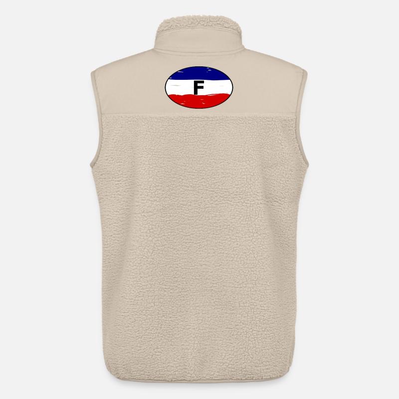 Frankreich Autoaufkleber - Unisex Sherpaweste von Stanley/Stella - Beige