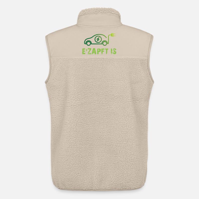  Elektrisches Auto Design - Unisex Sherpaweste von Stanley/Stella - Beige