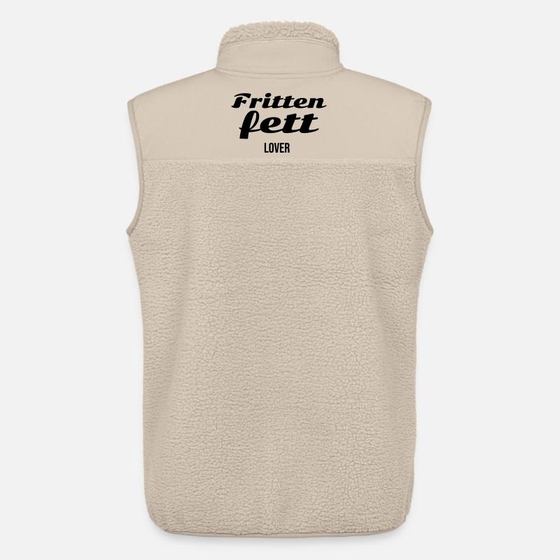 Frittenfett Lover - Unisex Sherpaweste von Stanley/Stella - Beige