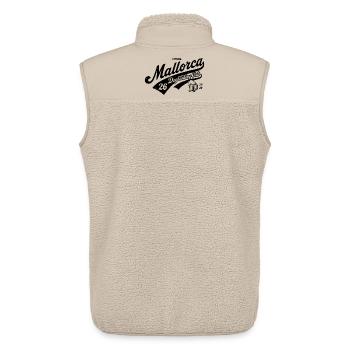 Club de bûre de jour Malle 2026 2026 - Veste sans manches sherpa unisexe Stanley/Stella - beige - Dos - AI Model Male 178 light (178cm)