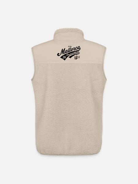 Malle 2026 Daydrinking Club 2026 - Unisex Sherpa Gilet by Stanley/Stella - beige
