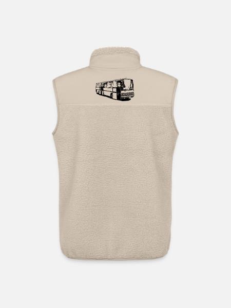 Setra Bus Setra S215 UL - Unisex Sherpa Gilet by Stanley/Stella - beige