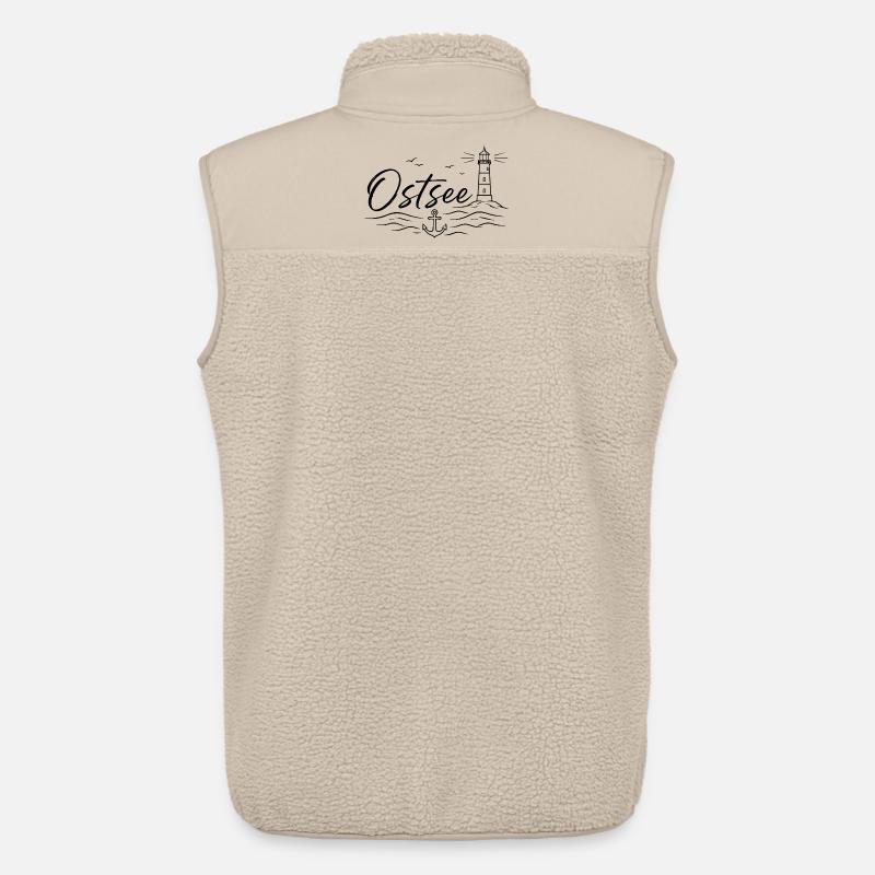 Ostsee - Unisex Sherpaweste von Stanley/Stella - Beige