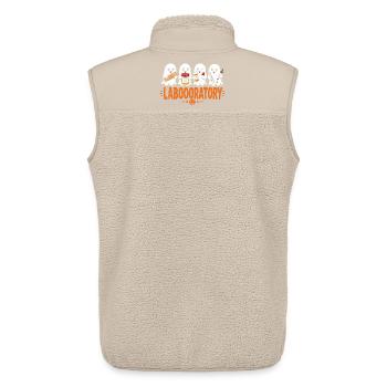 Nurse Nurse Halloween - Unisex Sherpa Gilet by Stanley/Stella - beige - Back - AI Model Male 178 light (178cm)