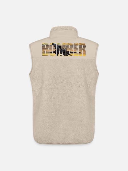 Bomber Tu-22 M3 - Unisex Sherpa Gilet by Stanley/Stella - beige