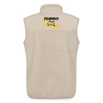 Rallye Quattro A2 Drift - Unisex Sherpa Gilet by Stanley/Stella - beige - Back - AI Model Male 178 light (178cm)