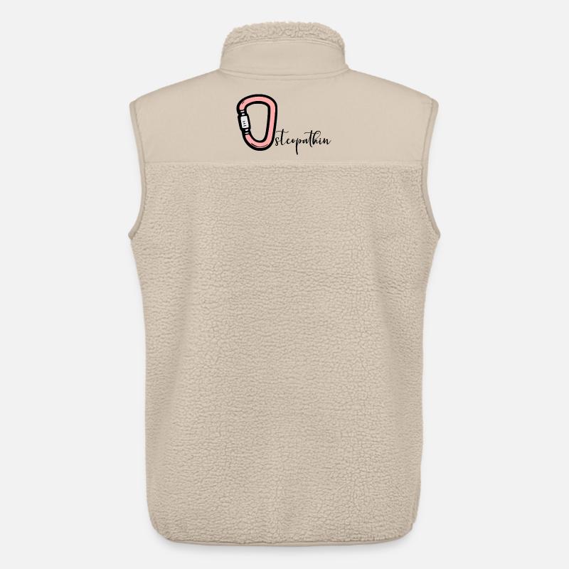 Osteopathy Osteopath - Unisex Sherpa Gilet by Stanley/Stella - beige