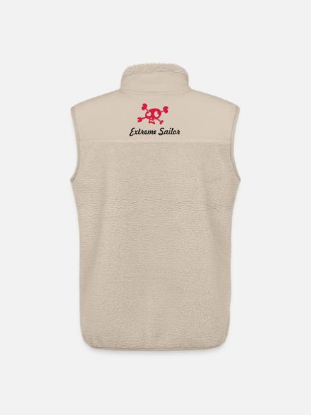 sailing - Unisex Sherpa Gilet by Stanley/Stella - beige