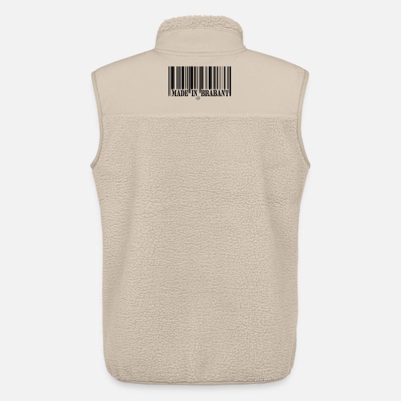 BARCODE Hergestellt in Brabant - Unisex Sherpaweste von Stanley/Stella - Beige