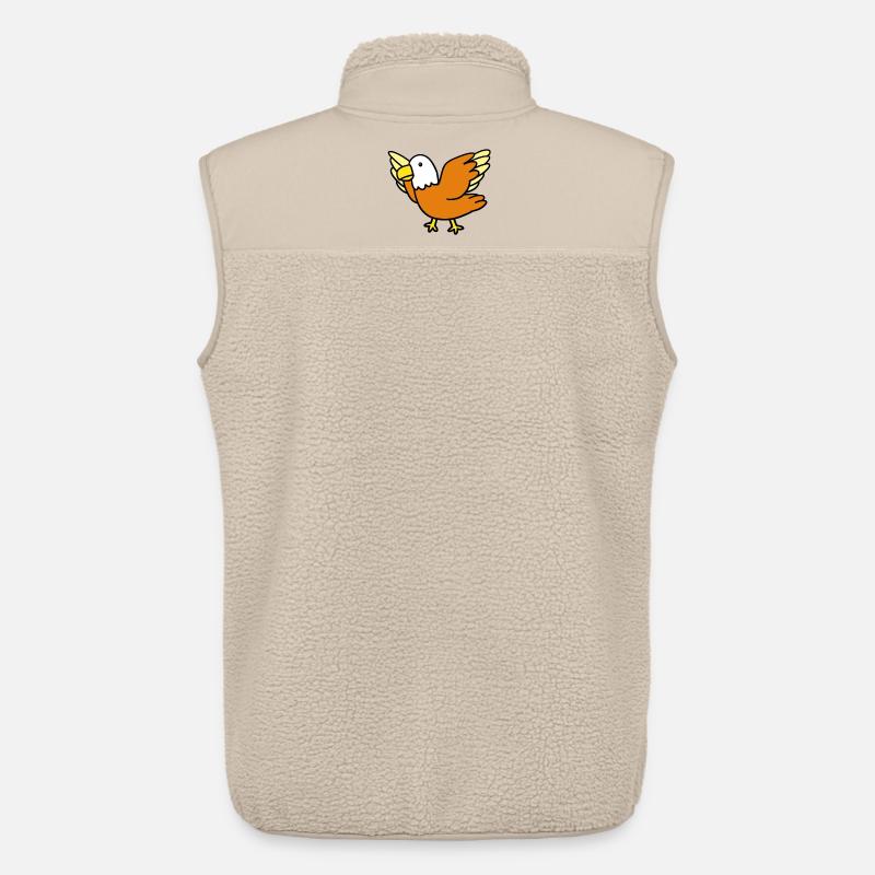 Kleiner Vogel - Unisex Sherpaweste von Stanley/Stella - Beige