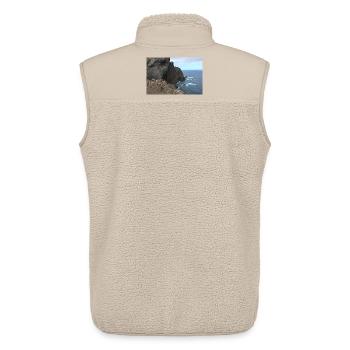 Madeira Portugal Poster - Unisex Sherpaweste von Stanley/Stella - Beige - Hinten - AI Model Male 178 light (178cm)