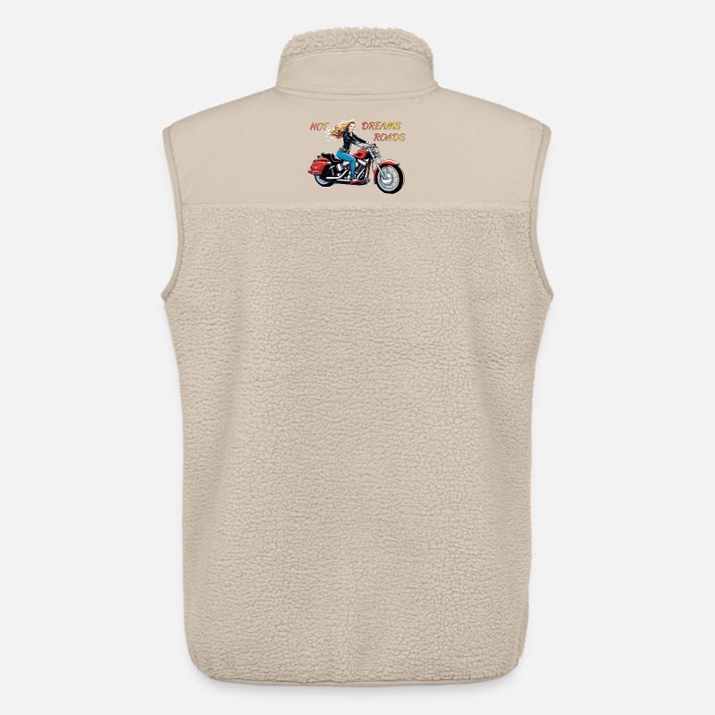 Mädchen Heiße Träume Straßen - Unisex Sherpaweste von Stanley/Stella - Beige