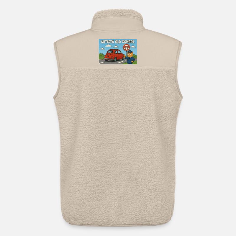 Autista_old_school - Unisex Sherpaweste von Stanley/Stella - Beige