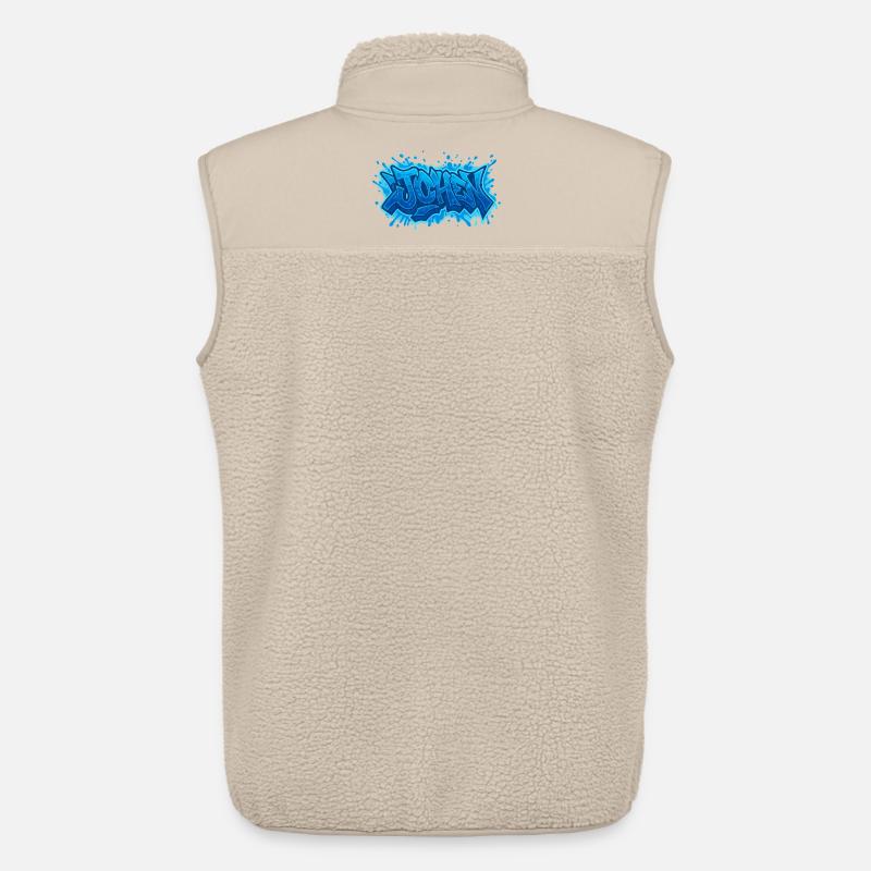 Graffiti JOHEN Name Gift Ideal Printable - Unisex Sherpa Gilet by Stanley/Stella - beige