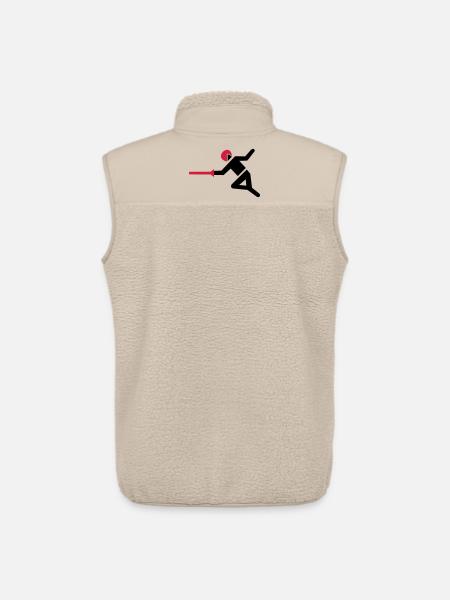 fencing - Unisex Sherpa Gilet by Stanley/Stella - beige
