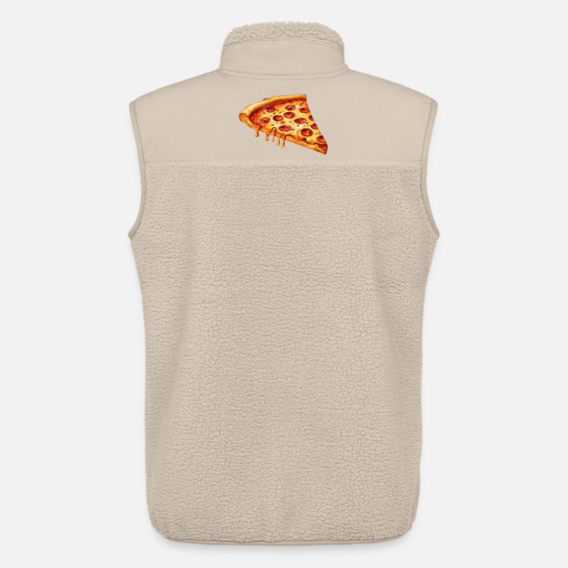 Pizza Shirt Lustig Pizza Lover Geschenk - Unisex Sherpaweste von Stanley/Stella - Beige
