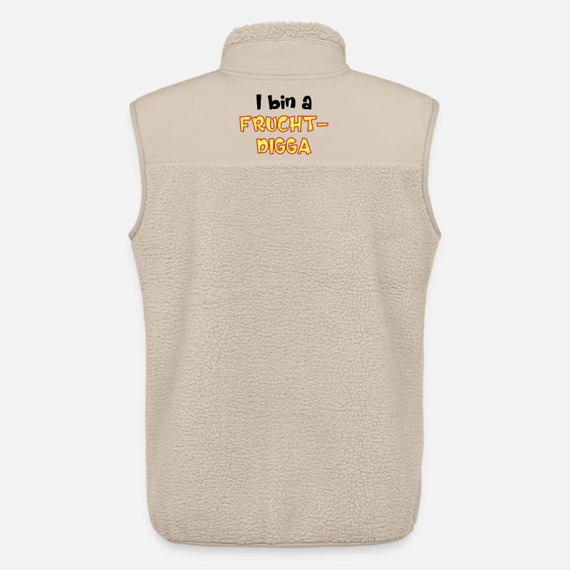 Fruchtdigga - Unisex Sherpaweste von Stanley/Stella - Beige