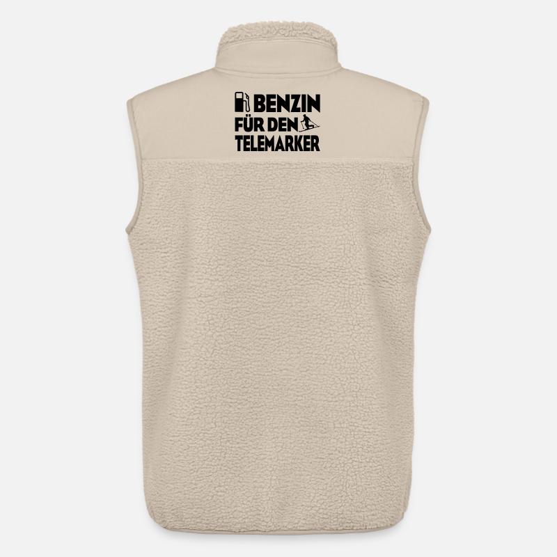 Benzin Telemarker - Unisex Sherpaweste von Stanley/Stella - Beige