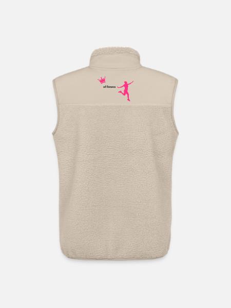 fitness - Unisex Sherpa Gilet by Stanley/Stella - beige