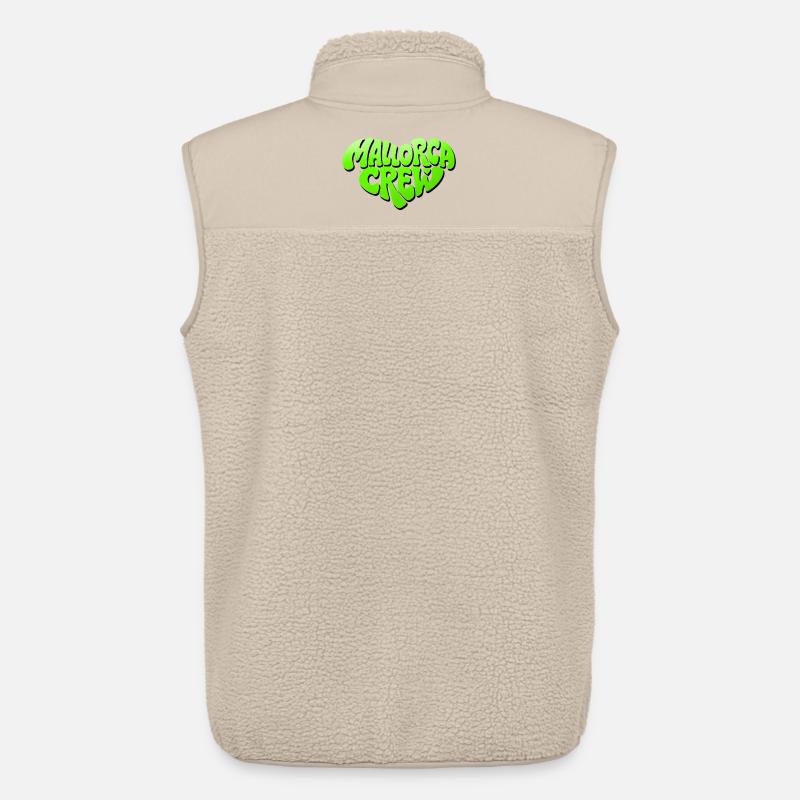 Mallorca Crew Neon Logo - Unisex Sherpaweste von Stanley/Stella - Beige