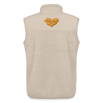 Mallorca Crew Bubble Logo - Unisex Sherpaweste von Stanley/Stella - Beige - Hinten - AI Model Male 178 light (178cm)
