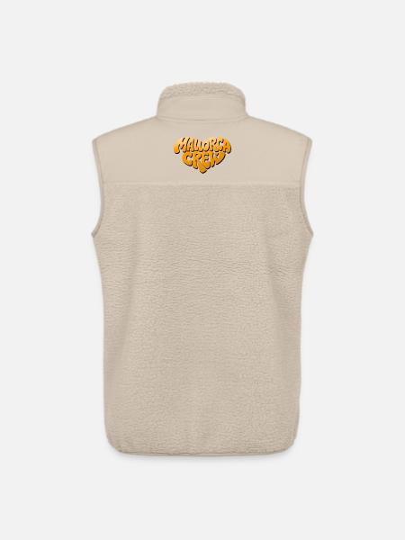 Mallorca Crew Bubble Logo - Unisex Sherpaweste von Stanley/Stella - Beige