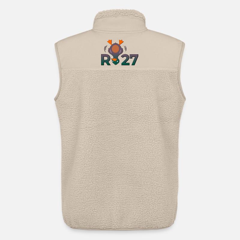 Rentnergeschenke Rente 2027 - Unisex Sherpaweste von Stanley/Stella - Beige