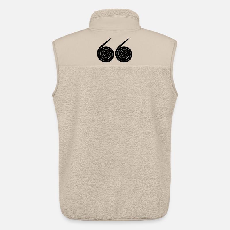 Escargots numéro 66 - Veste sans manches sherpa unisexe Stanley/Stella - beige
