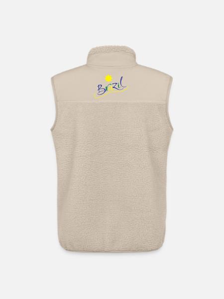 brasilien - Unisex Sherpaweste von Stanley/Stella - Beige