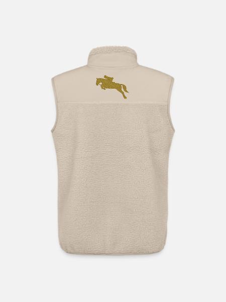 Gold Reiten - Unisex Sherpaweste von Stanley/Stella - Beige