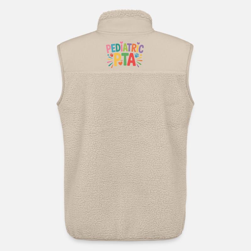 Pediatric PTA Logo - Kids Edition - Unisex Sherpaweste von Stanley/Stella - Beige