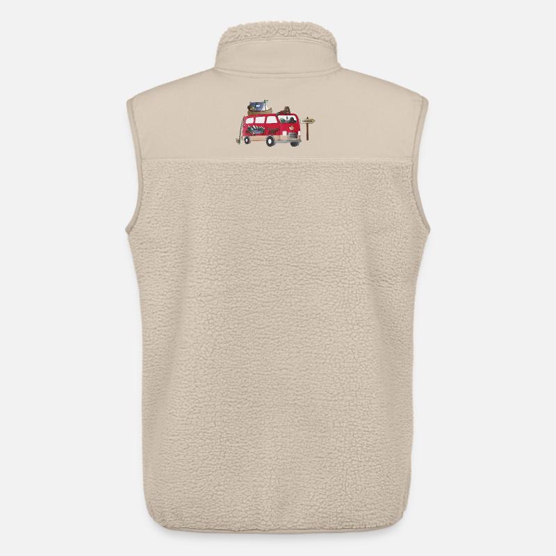 Into_Canada_Wild_Camper - Unisex Sherpaweste von Stanley/Stella - Beige