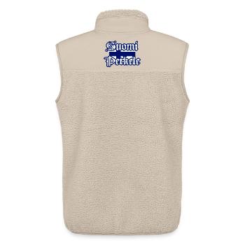 Suomi Perkele - Finnischer Teufel - Unisex Sherpaweste von Stanley/Stella - Beige - Hinten - AI Model Male 178 light (178cm)