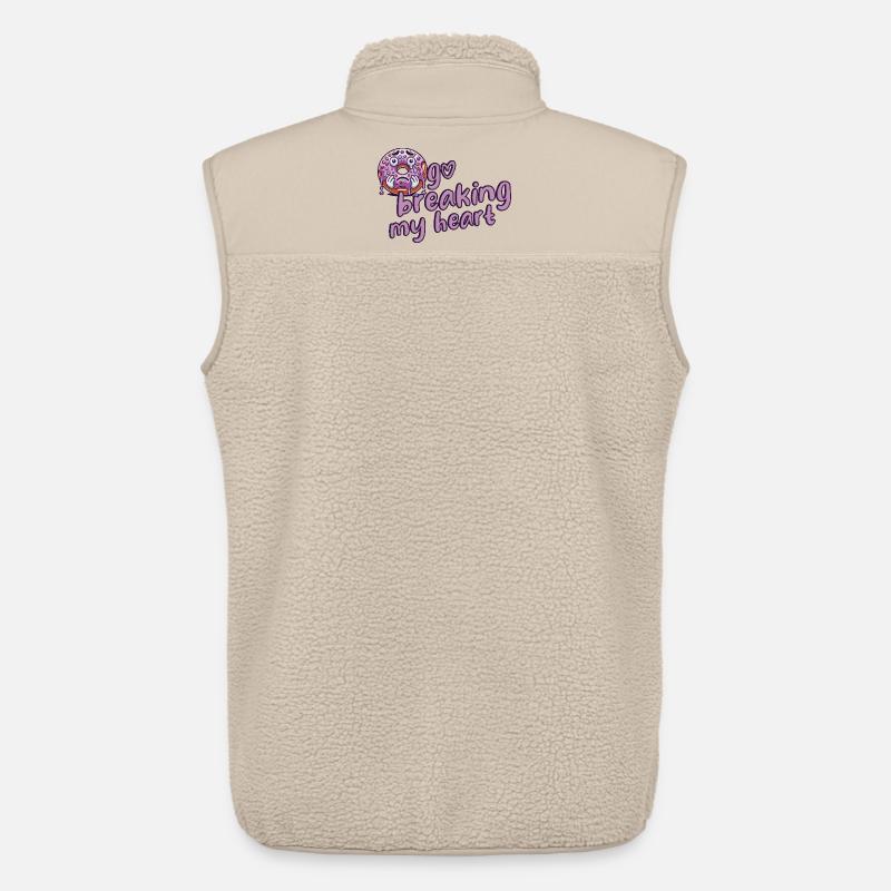 Beignet - Veste sans manches sherpa unisexe Stanley/Stella - beige