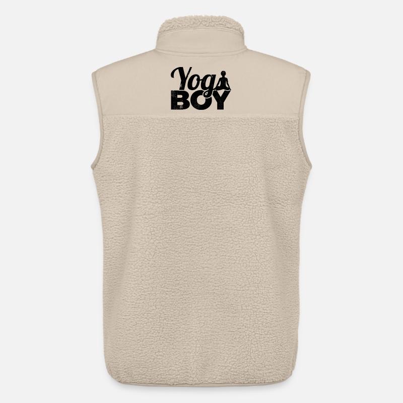 Kleiner Yogi - Unisex Sherpaweste von Stanley/Stella - Beige
