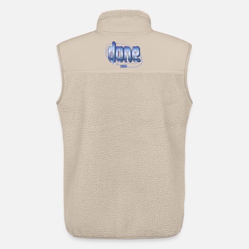 Done 2026 Orbit Design - Unisex Sherpaweste von Stanley/Stella - Beige