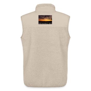 Romantique - Veste sans manches sherpa unisexe Stanley/Stella - beige - Dos - AI Model Male 178 light (178cm)