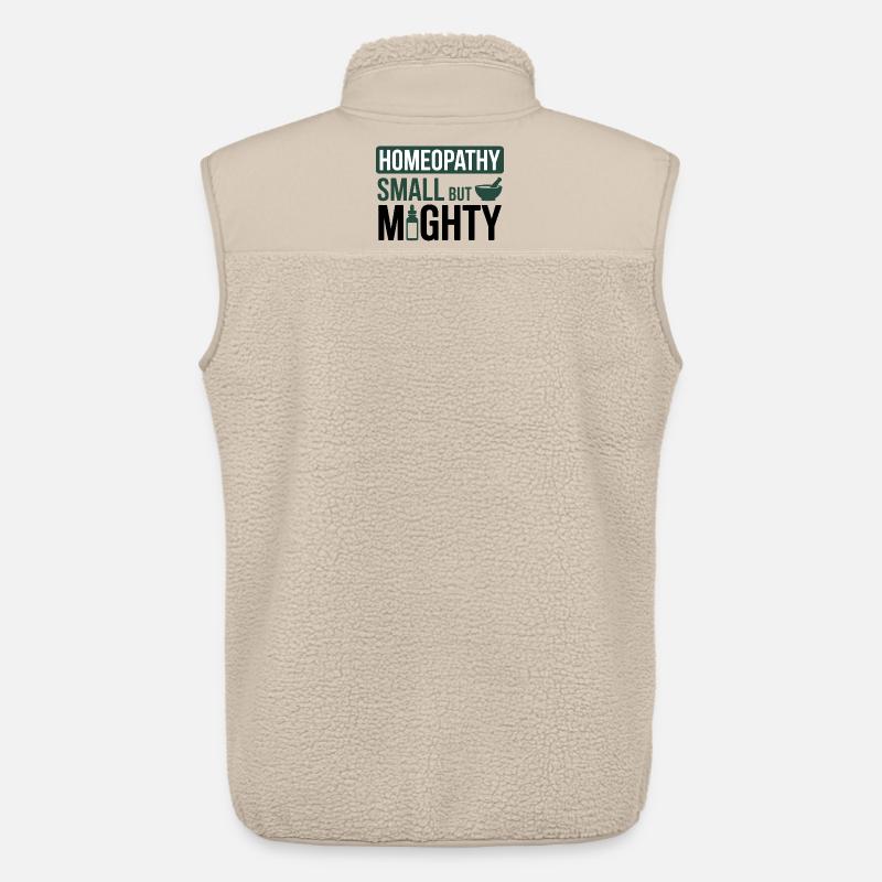 Homöopathie Klein, aber mächtiger Profi - Unisex Sherpaweste von Stanley/Stella - Beige
