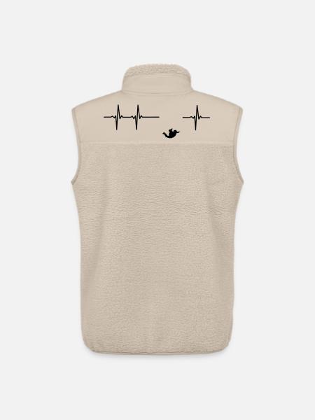 Parachute jumper pulse - Unisex Sherpa Gilet by Stanley/Stella - beige