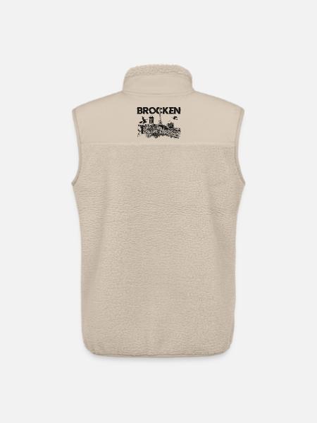 Brocken im Harz - Unisex Sherpaweste von Stanley/Stella - Beige