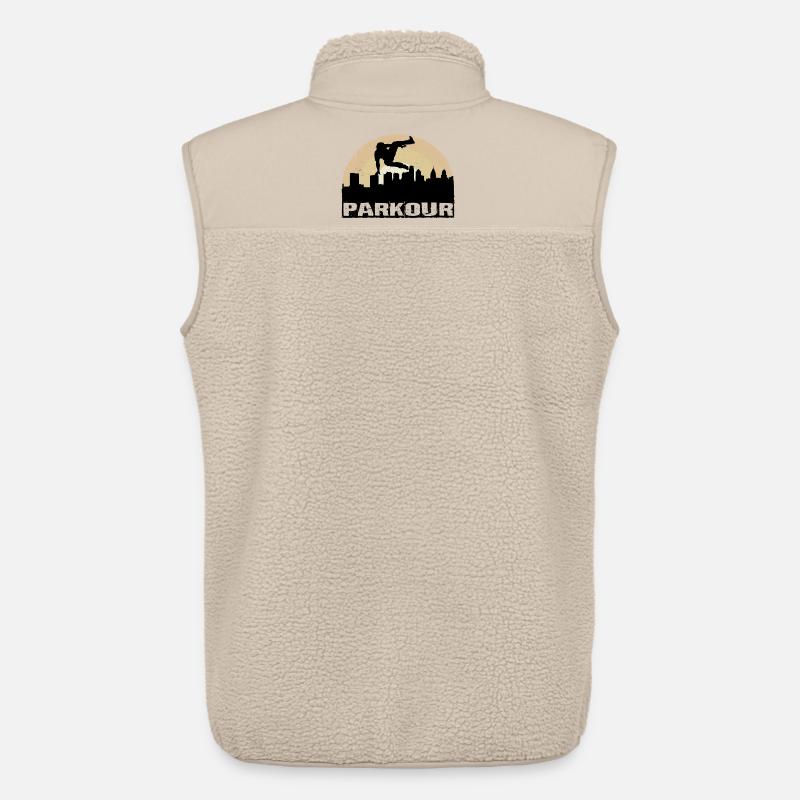 Parkour - Unisex Sherpaweste von Stanley/Stella - Beige